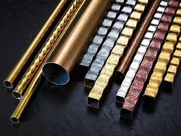 彩色不銹鋼花紋管 彩色不銹鋼花紋管