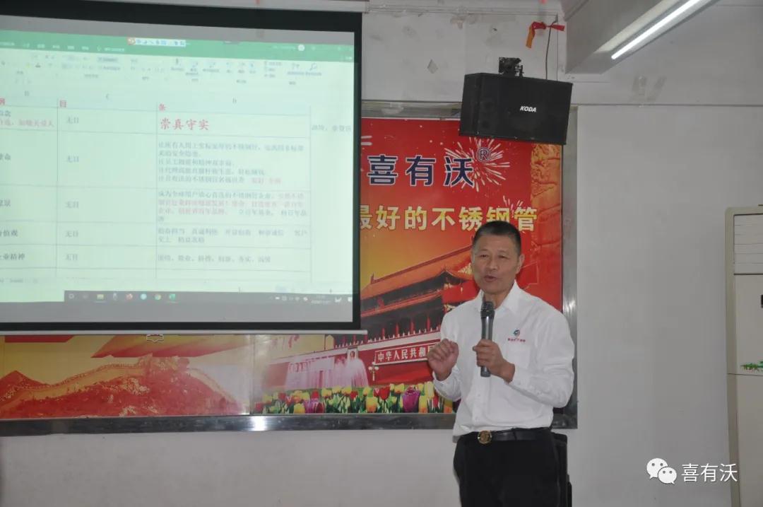 感謝廣東盛和塾葛樹榮教授和塾友老師來喜有沃不銹鋼參觀指導(dǎo) 感謝廣東盛和塾葛樹榮教授和塾友老師來喜有沃不銹鋼參觀指導(dǎo)