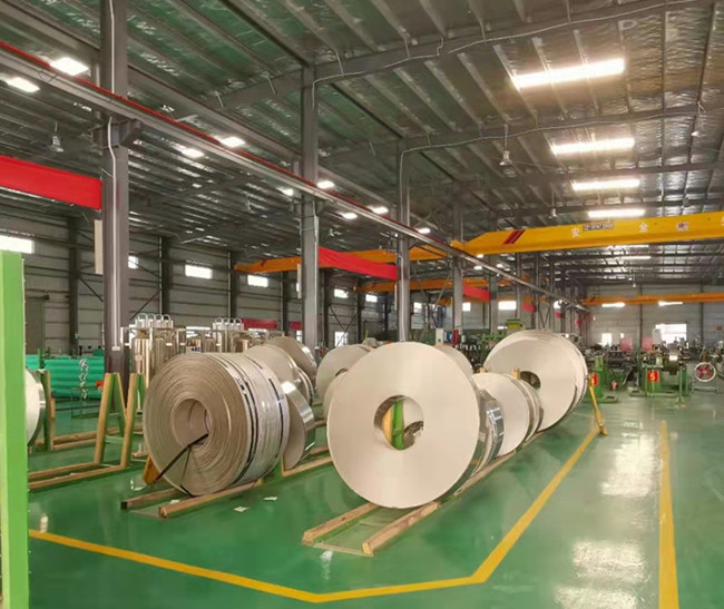 喜有沃不銹鋼鋼帶放置區