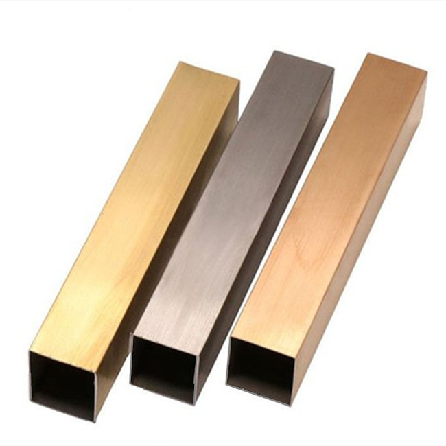 304彩色不銹鋼方管