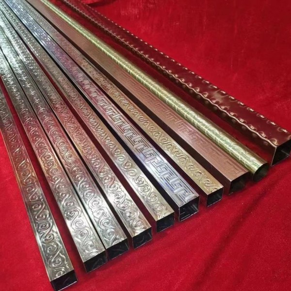 彩色不銹鋼方管 彩色不銹鋼方管