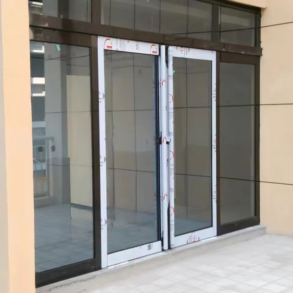 不銹鋼方管地簧門 不銹鋼方管地簧門